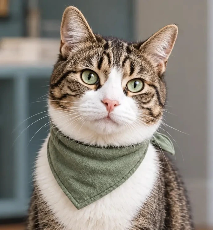 Gato rescatado